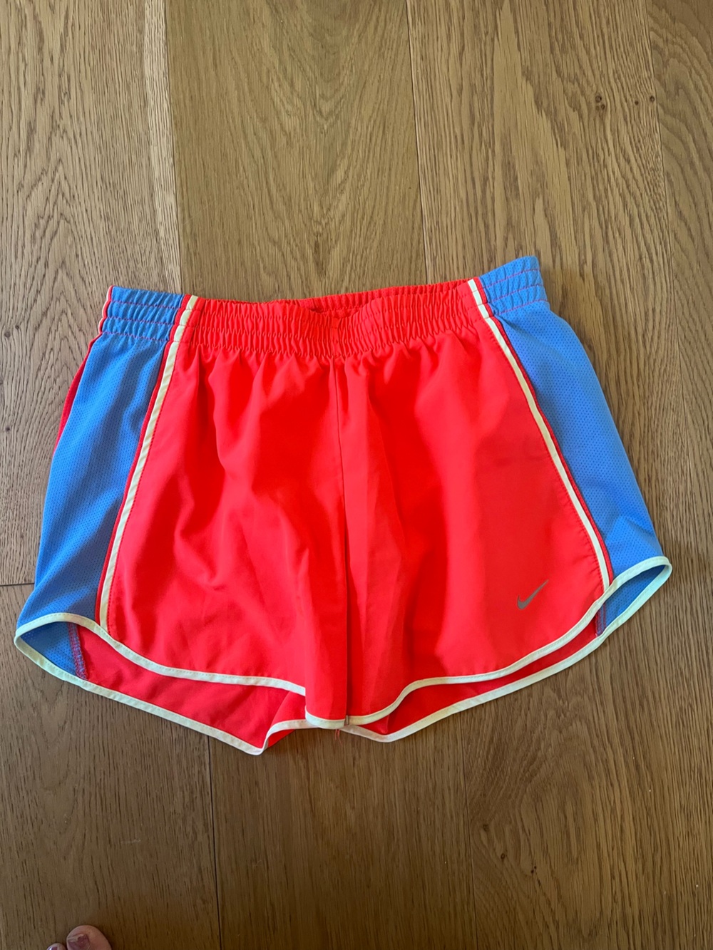 Nike Red and Blue Athletic Running Shorts